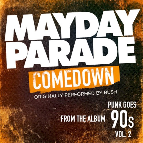Comedown by Mayday Parade single cover art