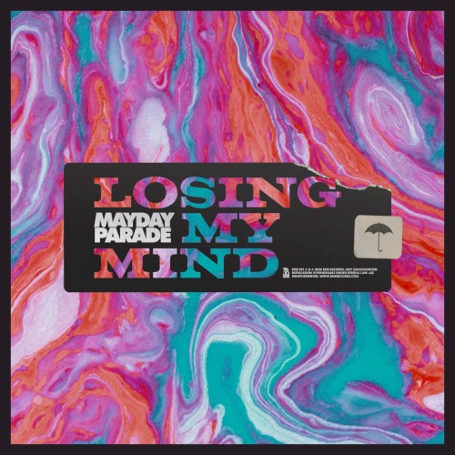 Losing My Mind by Mayday Parade single cover art