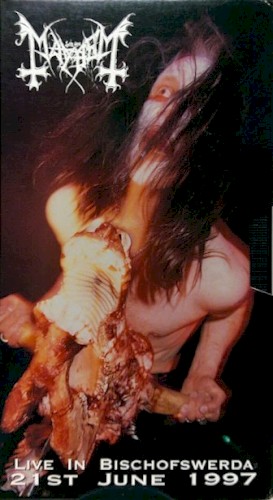 Live in Bischofswerda by Mayhem album cover art