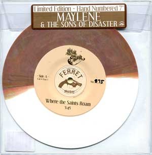 Portada del sencillo Where the Saints Roam / Cheap Thrills Cost the Most de Maylene and the Sons of Disaster