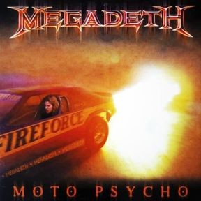 Moto Psycho by Megadeth single cover art