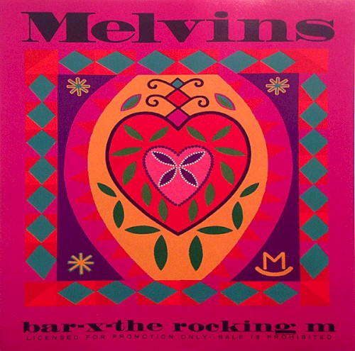 Bar-X-The Rocking M by Melvins single cover art