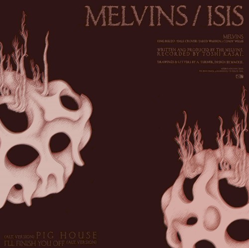 Portada del EP Melvins / Isis de Melvins