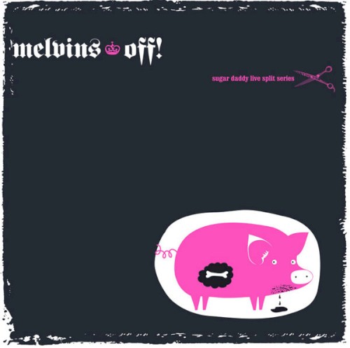 Sugar Daddy Live Split Series, 3 by Melvins single cover art