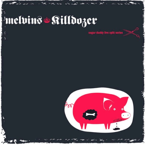 Sugar Daddy Live Split Series #4 by Melvins single cover art