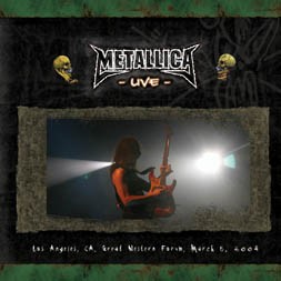 2004-03-05: Los Angeles, CA, USA by Metallica album cover art