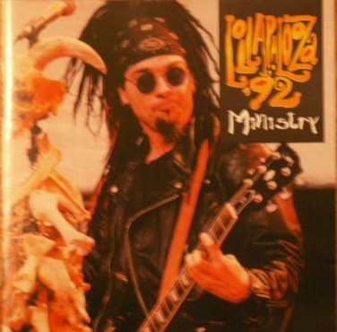 Lollapalooza '92 by Ministry album cover art