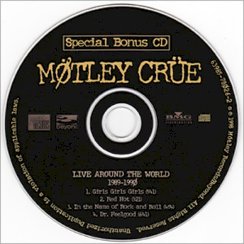 Motley Crue 的 Live Around the World 1989–1990 EP封面