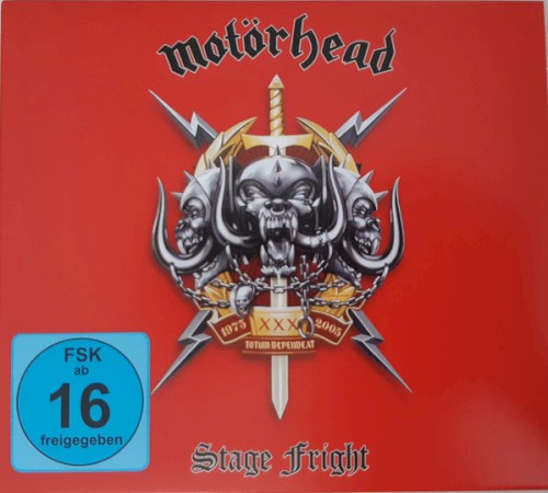Motorhead 的 Stage Fright 專輯 封面