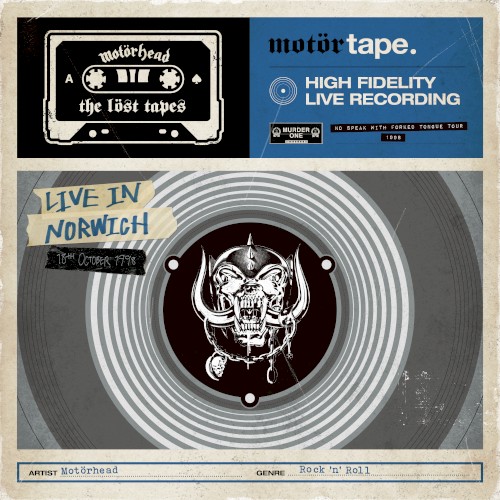 The Löst Tapes, Vol. 2: Live in Norwich (No Speak With Forked Tongue Tour 1998) by Motorhead album cover art
