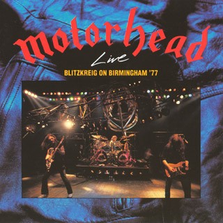 Blitzkreig on Birmingham ’77 by Motorhead album cover art