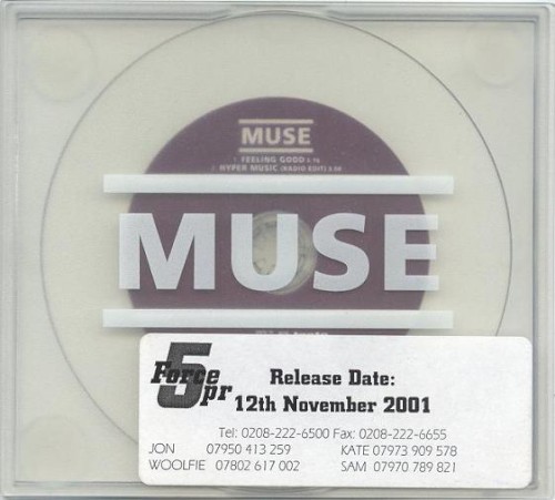 Portada del sencillo Feeling Good / Hyper Music de Muse