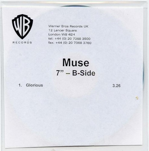 Glorious by Muse single cover art