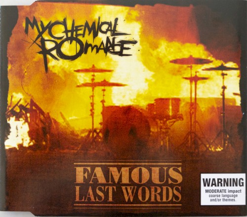 Cover-Artwork für die Single Famous Last Words von My Chemical Romance