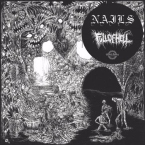 Cover-Artwork für die EP Nails / Full of Hell von Nails