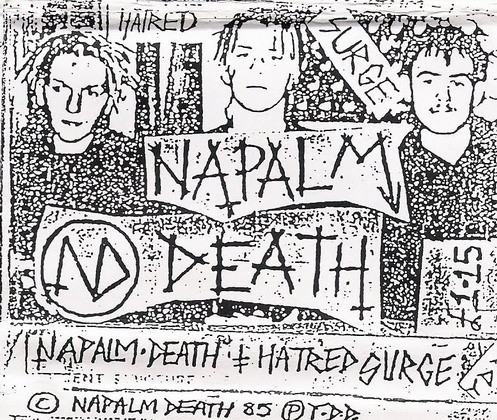 Portada del álbum Hatred Surge de Napalm Death