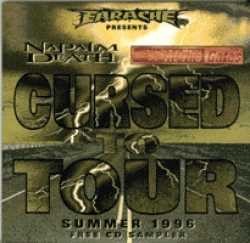 Napalm Death 的 Cursed to Tour 專輯 封面