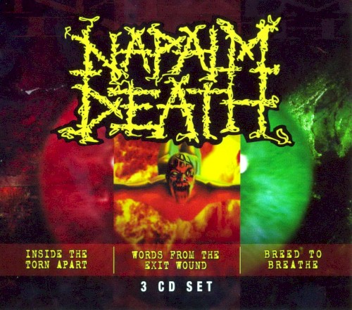 Napalm Death 的 Inside the Torn Apart / Words From the Exit Wound / Breed to Breathe 專輯 封面