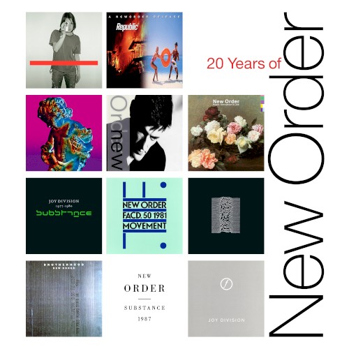 Cover-Artwork für das Album 20 Years of New Order von New Order