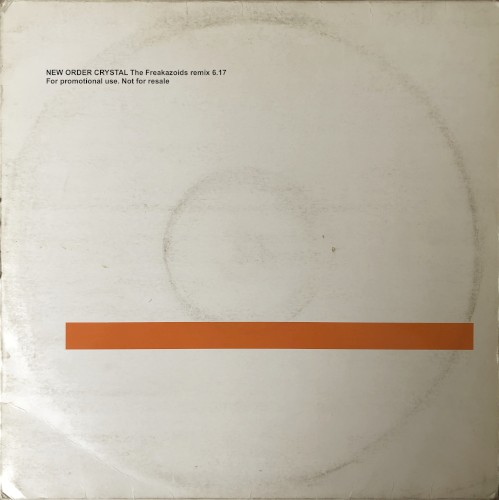 Portada del sencillo Crystal (The Freakazoids remix) de New Order