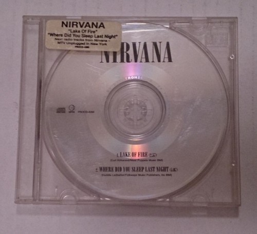 Nirvana 的 Lake of Fire / Where Did You Sleep Last Night 單曲 封面