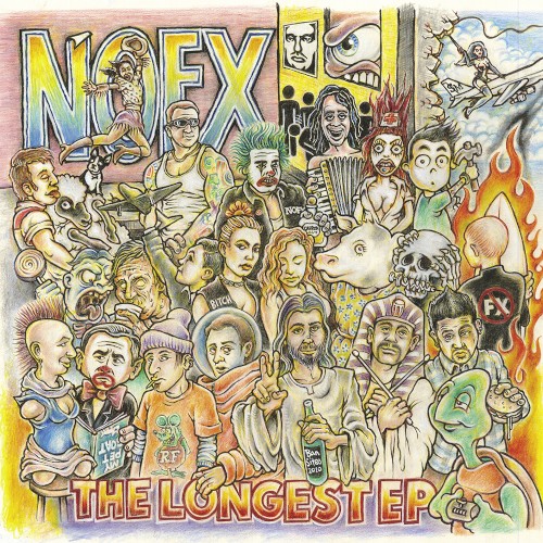 Portada del álbum The Longest EP de NOFX