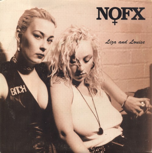 Liza and Louise by NOFX single cover art