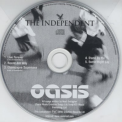 Cover-Artwork für das Album The Independent von Oasis