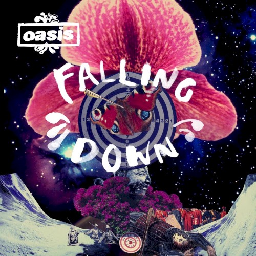 Falling Down by Oasis single cover art