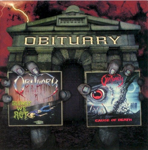 Obituary 的 Two From the Vault: Slowly We Rot / Cause of Death 專輯 封面