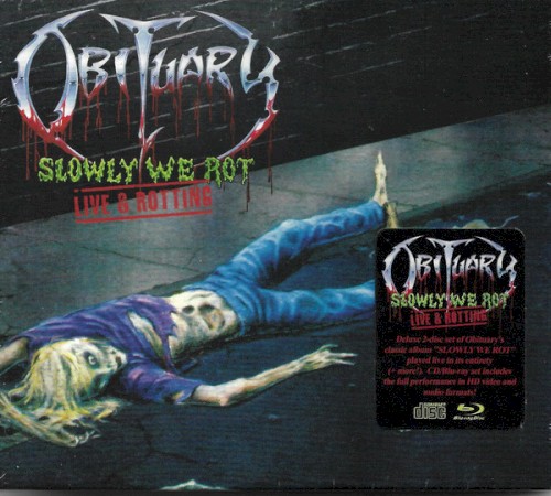 Obituary 的 Slowly We Rot – Live and Rotting 專輯 封面