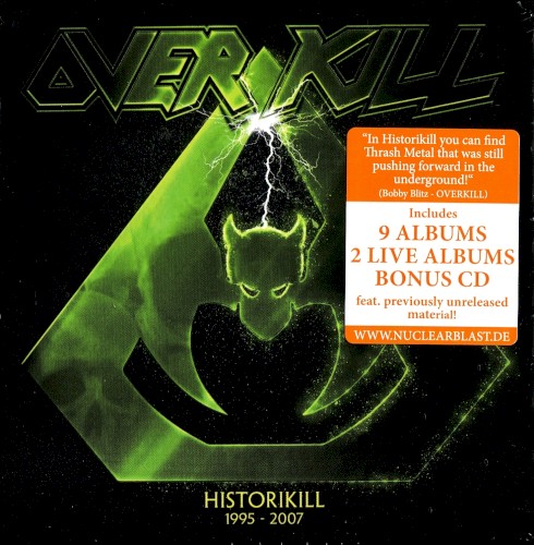 Historikill (1995–2007) by Overkill album cover art