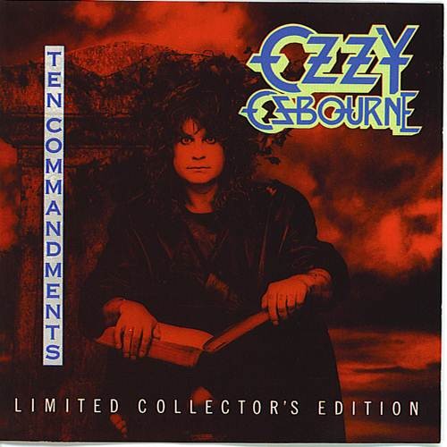 Ten Commandments by Ozzy Osbourne album cover art