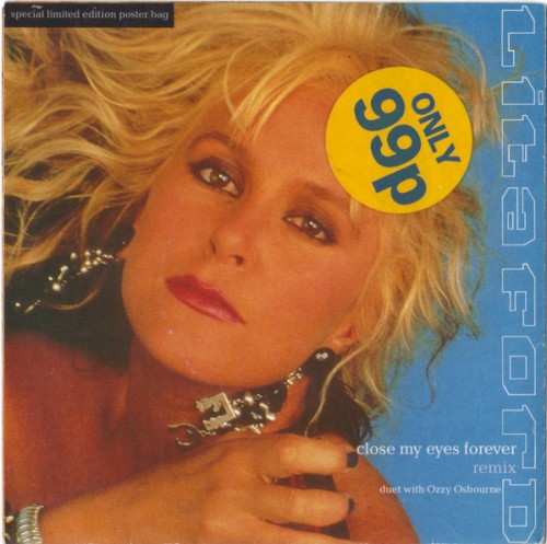 Close My Eyes Forever by Ozzy Osbourne single cover art