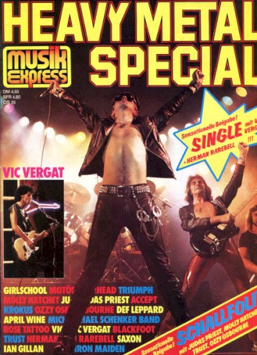 Ozzy Osbourne 的 Heavy Metall Express EP封面