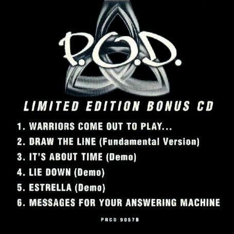 P.O.D. 的 Limited Edition Bonus EP封面