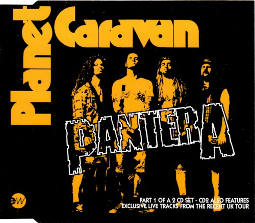 Planet Caravan by Pantera single cover art