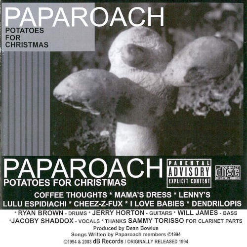 Portada del EP Potatoes for Christmas de Papa Roach