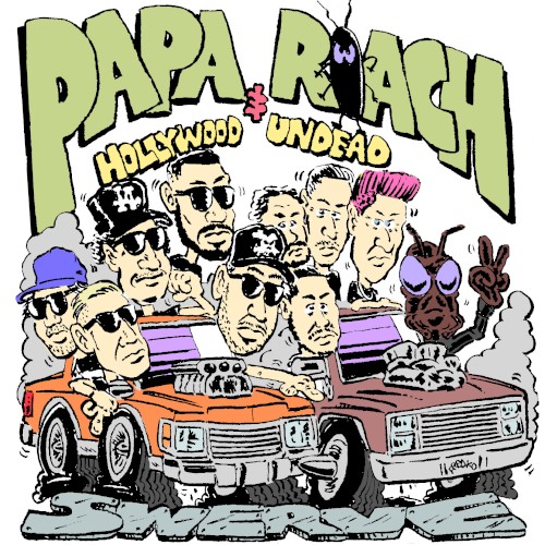 Swerve (Rockzilla remix) by Papa Roach single cover art