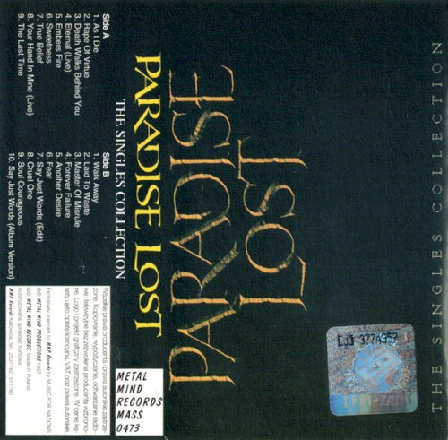 Cover-Artwork für die Single The Singles Collection von Paradise Lost