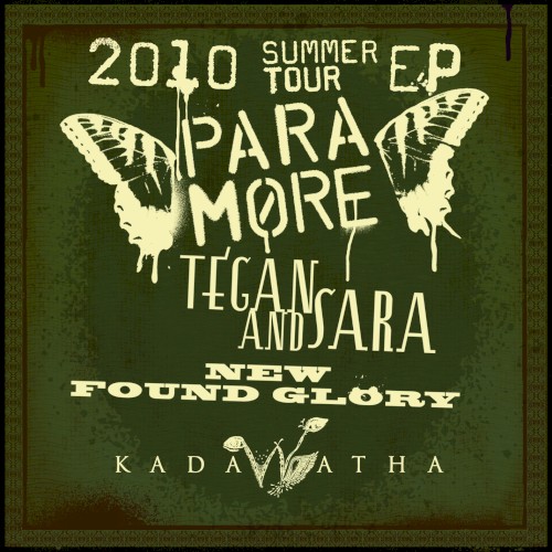 Pochette de 2010 Summer Tour EP par Paramore (EP)
