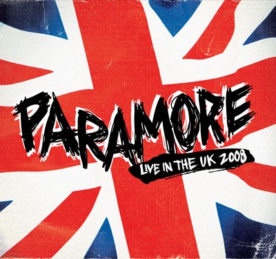 Live in the UK 2008 by Paramore album cover art