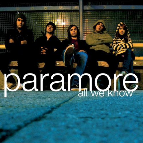 All We Know by Paramore single cover art