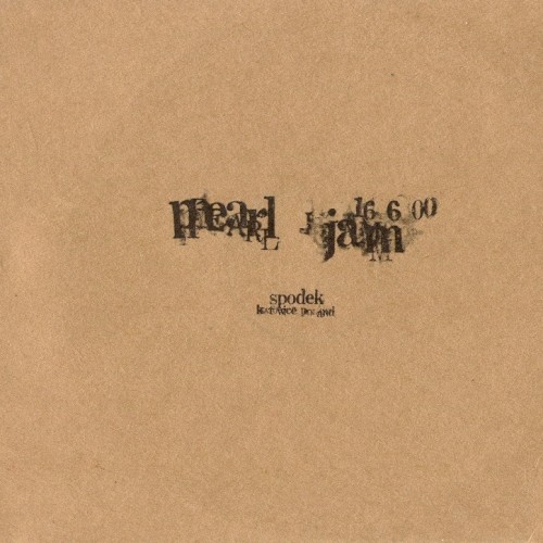 2000-06-16: Spodek, Katowice, Poland (#16) by Pearl Jam album cover art