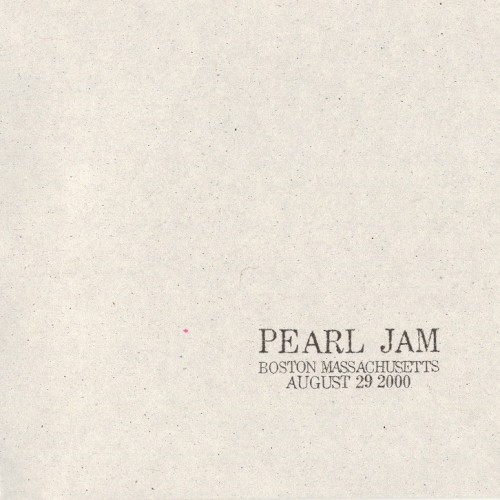 Cover-Artwork für das Album 2000-08-29: Boston, MA, USA (#43) von Pearl Jam