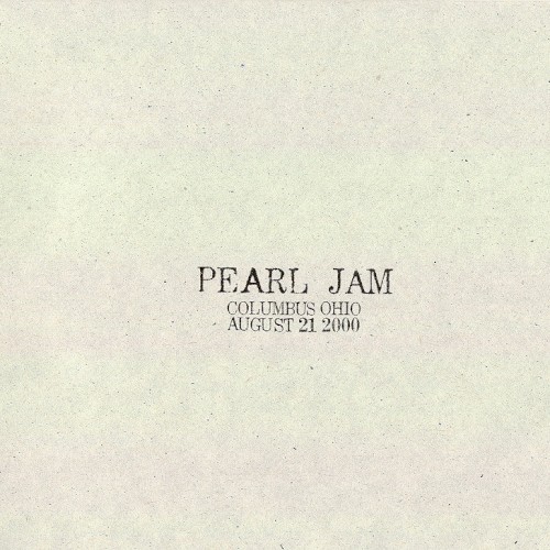 Cover-Artwork für das Album 2000-08-21: Columbus, OH, USA (#38) von Pearl Jam