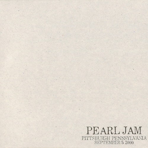 Cover-Artwork für das Album 2000-09-05: Pittsburgh, PA, USA (#48) von Pearl Jam