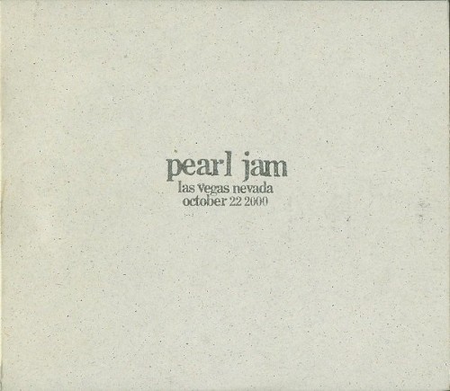 Cover-Artwork für das Album 2000-10-22: Las Vegas, NV, USA (#62) von Pearl Jam