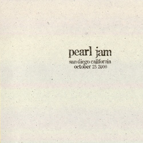 Cover-Artwork für das Album 2000-10-25: San Diego, CA, USA (#64) von Pearl Jam