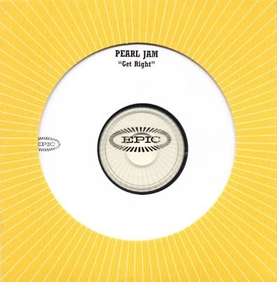 Portada del sencillo Get Right de Pearl Jam